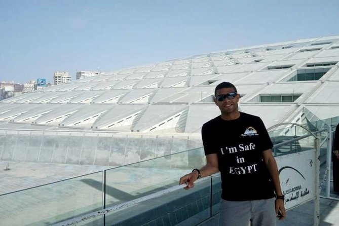 1 Day tour to Alexandria from Cairo - Bibliotheca Alexandrina, old memory in a modern building