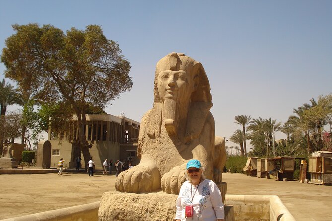 8 hours Cairo day Tour to Giza Pyramids, Memphis City, Sakkara and Dahshur - Khufu, Khafre, and Menkaure without the confusion