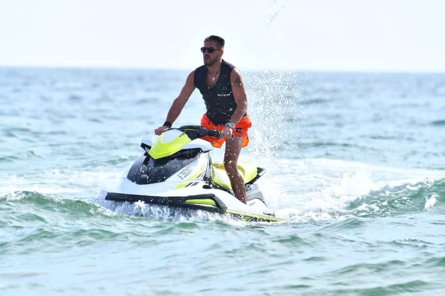 Agadir: Jet Ski Adventure W- Optional Quad Bike on The Beach - The safety briefing before the Atlantic ride