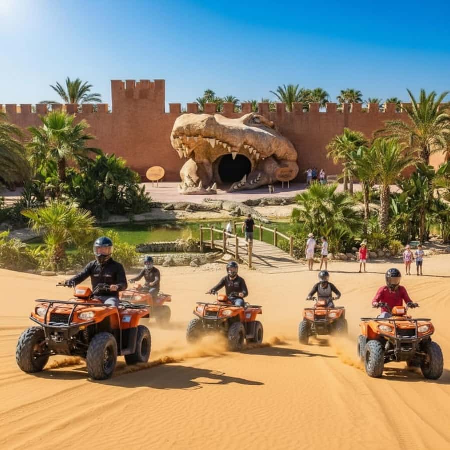 Agadir: Quad Safari with Crocoparc Optional - Key points before you book