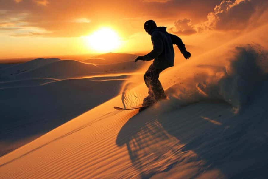 Agadir: Sandboarding Guided Experience & Visit to the Canyon - From Agadir to Timlalin Dunes by coastal road