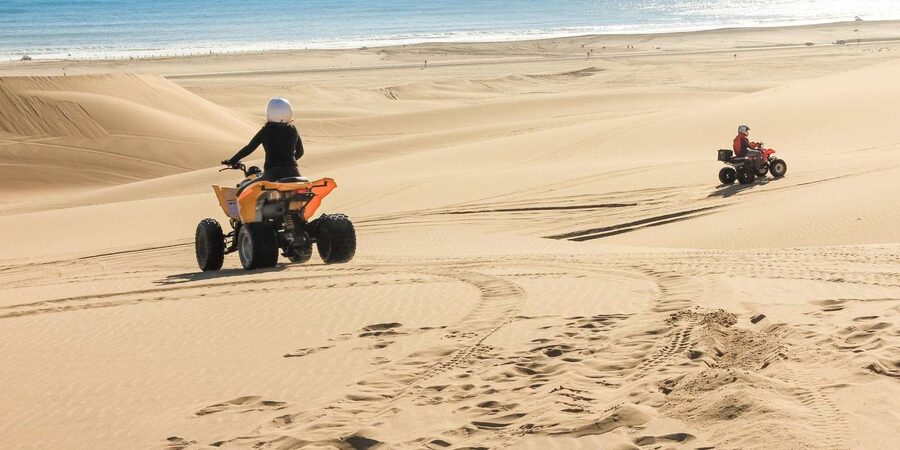 Agadir/Taghazout : Quad Bike Safari Desert - Mint tea, biscuits, and a Berber village pause