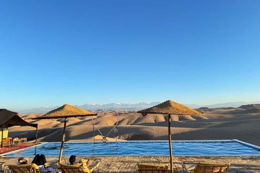 Agafay Desert Day: Quad Bike, Lunch & Swim Adventure - Tea and argan oil at the women’s cooperative