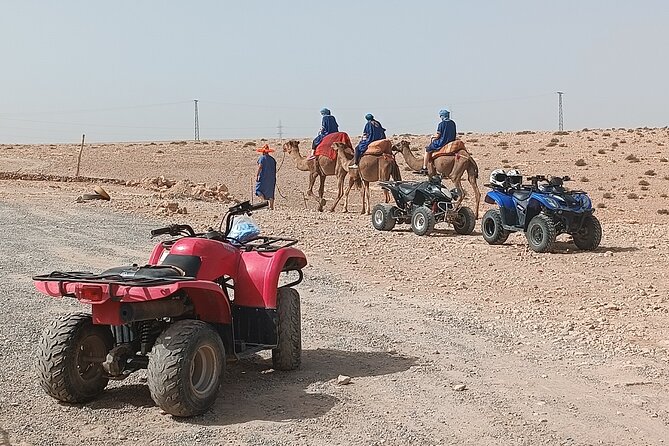 Agafay Desert Package, Quad Bike, Camel Ride and Dinner Show - Sunset changes the mood of the desert