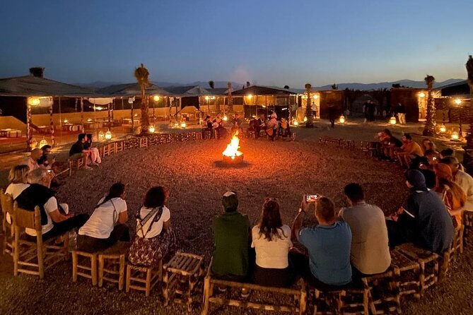 Agafay Desert Package: Quad, Camel Rides & Dinner Show or Lunch - Mint tea, desert views, and time to settle in