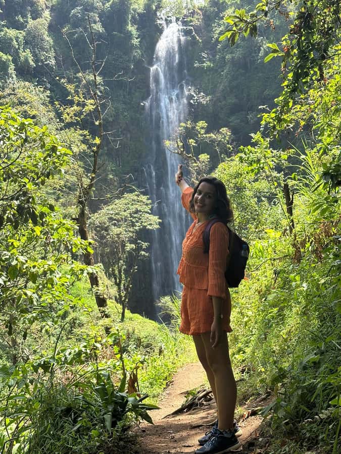 Arusha or Moshi : Hot Spring, Waterfall & Coffee Farm Tour - Walking through Materuni village and banana farms