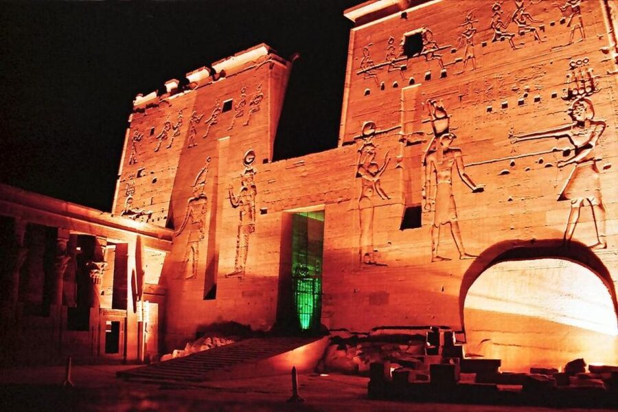 Aswan: Philae Temple Sound & Light Show with Entrance Fees - How the sound and light show works