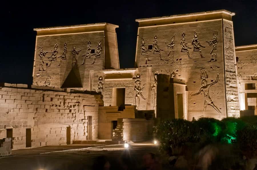 Aswan: Philae Temple Sound & Light Show with Entrance Fees - From your Aswan hotel to the marina