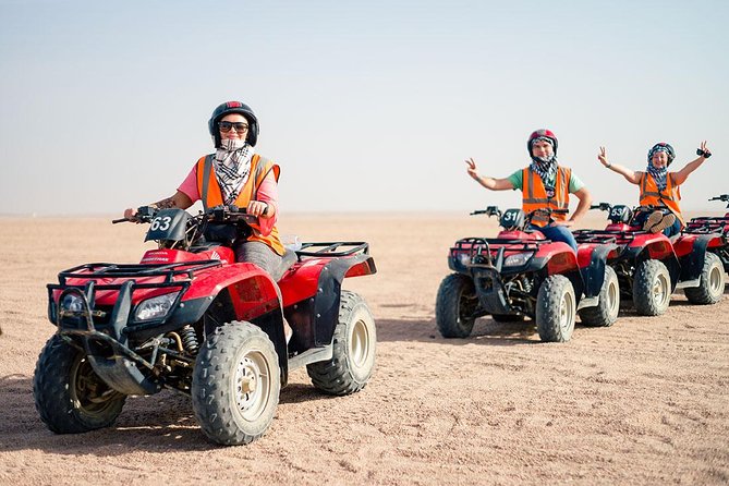 ATV Ride at the Desert of Giza Pyramids - A good choice for families and first-time riders