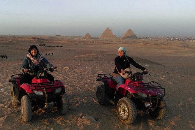 ATV Ride at the Desert of Giza Pyramids - What happens during the one-hour visit