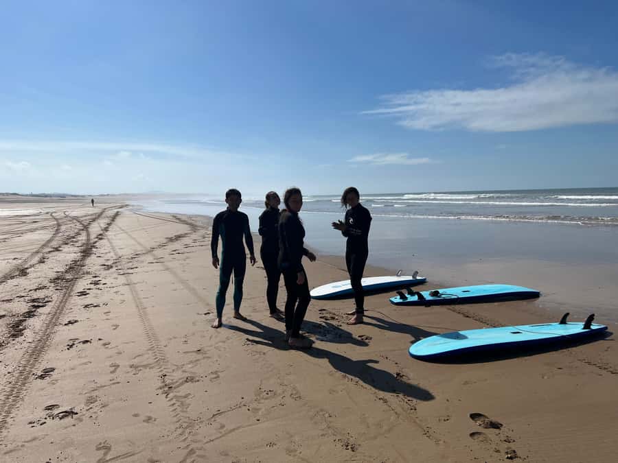 Beginners friendly surf in nice spots - The Instructors Make the Difference