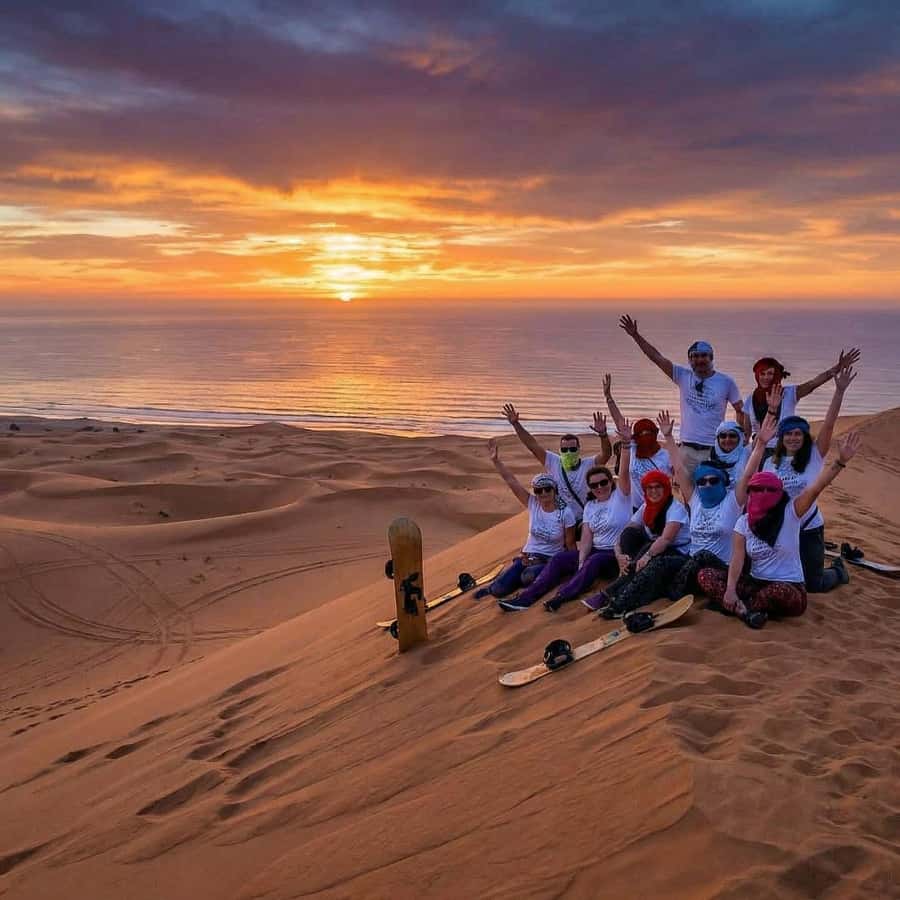 Best Agadir Desert Adventure: Quad Camel Sandboarding & BBQ - Timlalin Dunes and the Atlantic in one afternoon