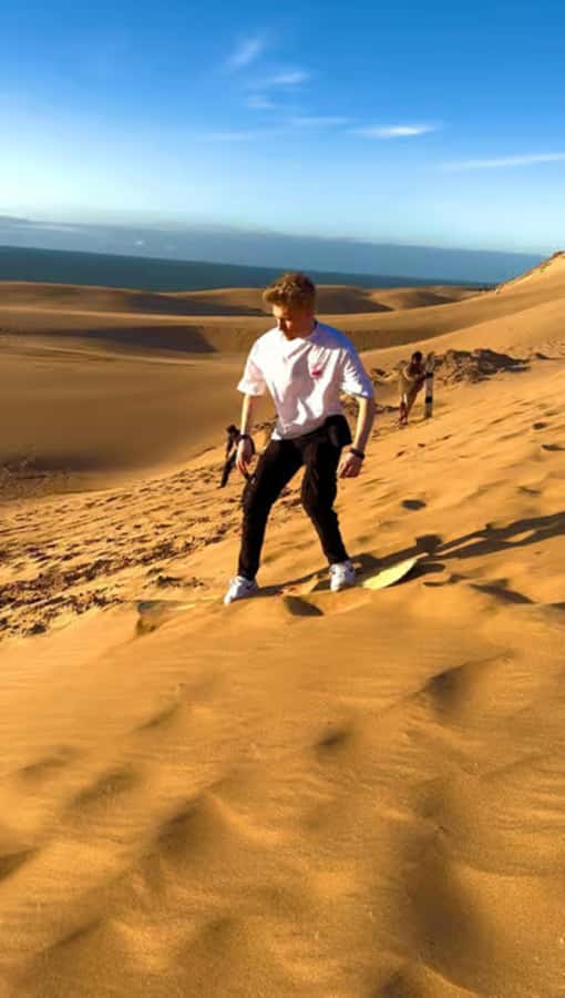 Best Agadir Desert Adventure: Quad Camel Sandboarding & BBQ - Sandboarding for first-timers