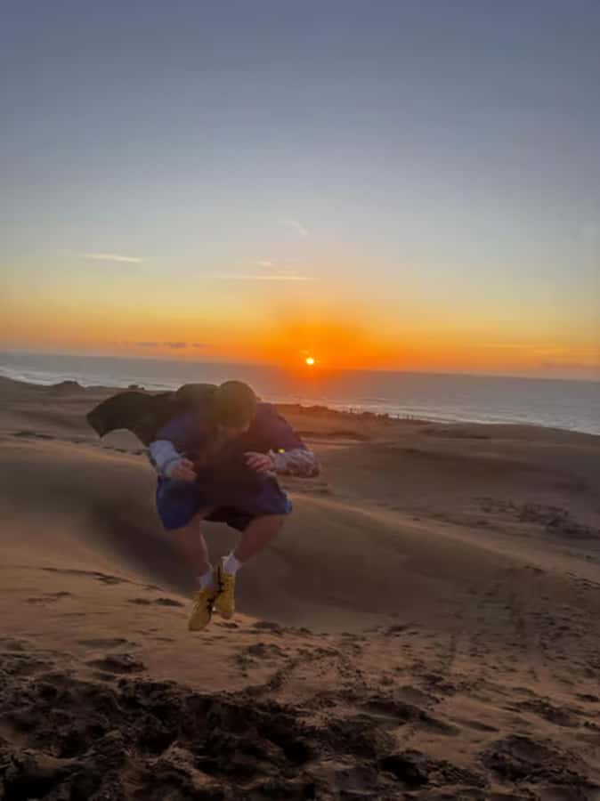 Best Agadir Desert Adventure: Quad Camel Sandboarding & BBQ - The canyon stop and coastal scenery
