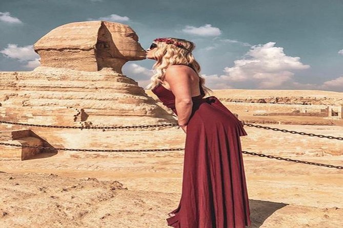 Best Private Giza Pyramids,Sphinx, New Grand Egyptian Museum - The panoramic viewpoint and the camel ride