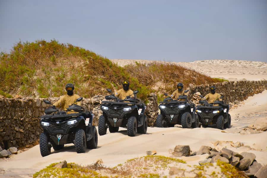 Boa Vista Quad Tour: Shipwreck & Viana Desert (2-Hour) - Setting out from Sal Rei on a quad