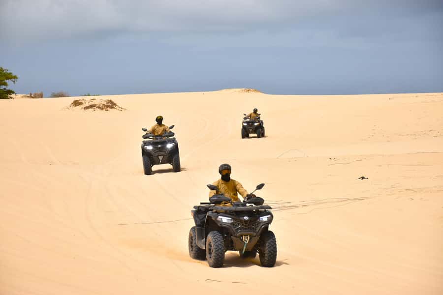 Boa Vista Quad Tour: Shipwreck & Viana Desert (2-Hour) - Riding toward Cabo Santa Maria Beach