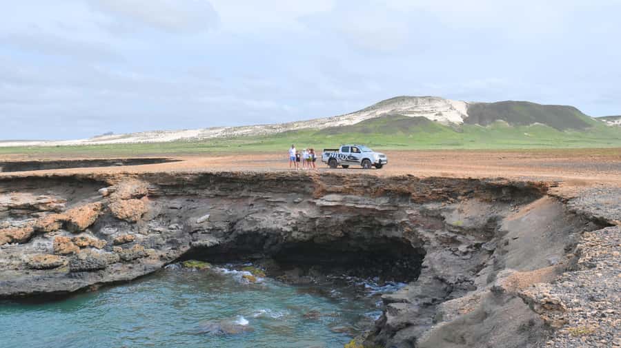 Boa Vista: Shark, Turtles, Cave, Sandboarding & Tasting Tour - The caves at Praia Varandinha