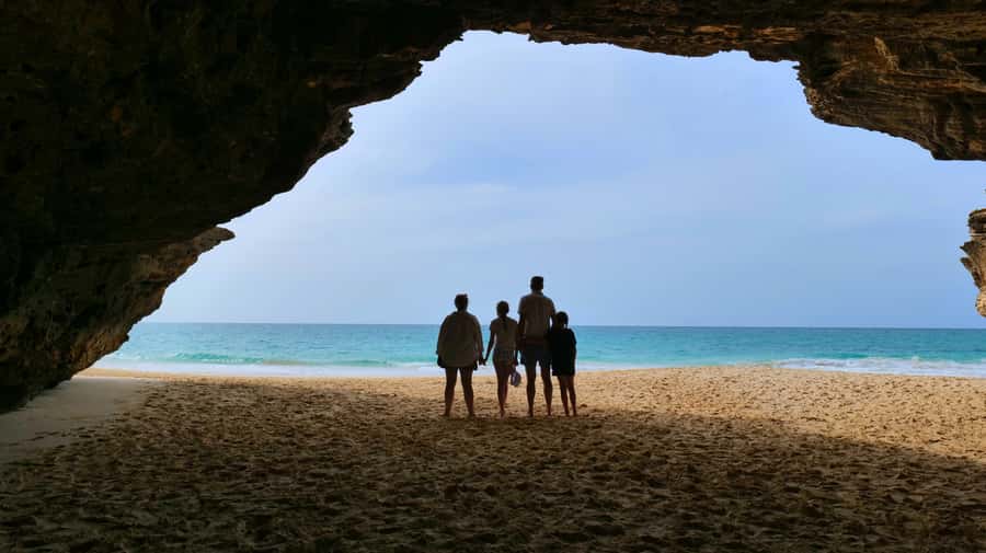 Boa Vista: Shark, Turtles, Cave, Sandboarding & Tasting Tour - Santa Monica Beach, Boa Vista’s big beach stop