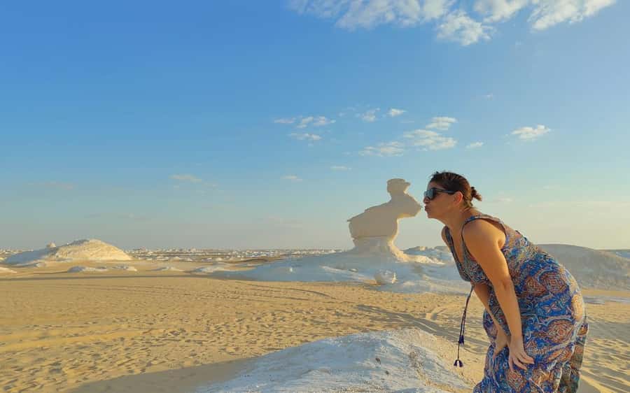 Cairo: 2-Day Bahariya & White Desert Private Camp Adventure - Old White Desert and New White Desert