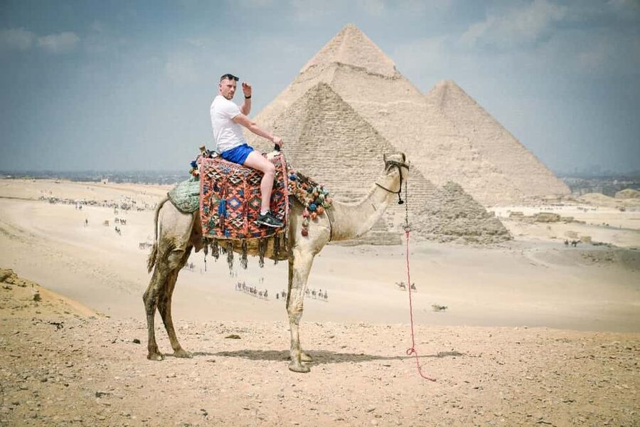 Cairo Day Tour: Pyramids, Museum, Camel Ride & Local Lunch - Meeting the Pyramids at Giza