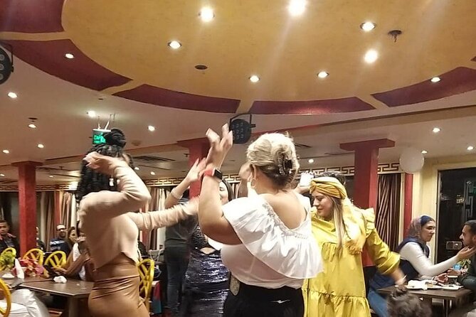 Cairo Dinner Cruise in Nile River With Belly Dancer & Tanora show - Pickup from Giza or central Cairo