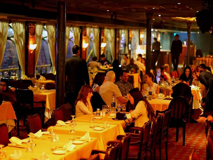 Cairo: Dinner Cruise on the Nile River with Entertainment - What arrives at the open buffet