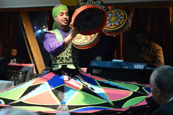 Cairo/Giza: Nile Sunset, Dinner Cruise, Show & Private Transfer - Boarding the dinner boat