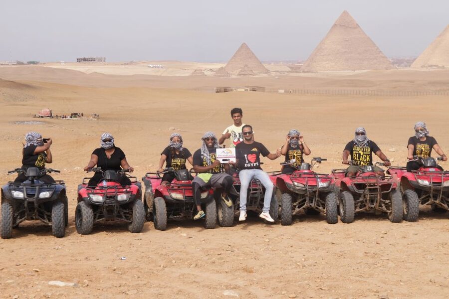 Cairo: Giza Pyramids Tour with Quad Bike Safari & Camel Ride - Extra stops, shopping, and keeping control of the day