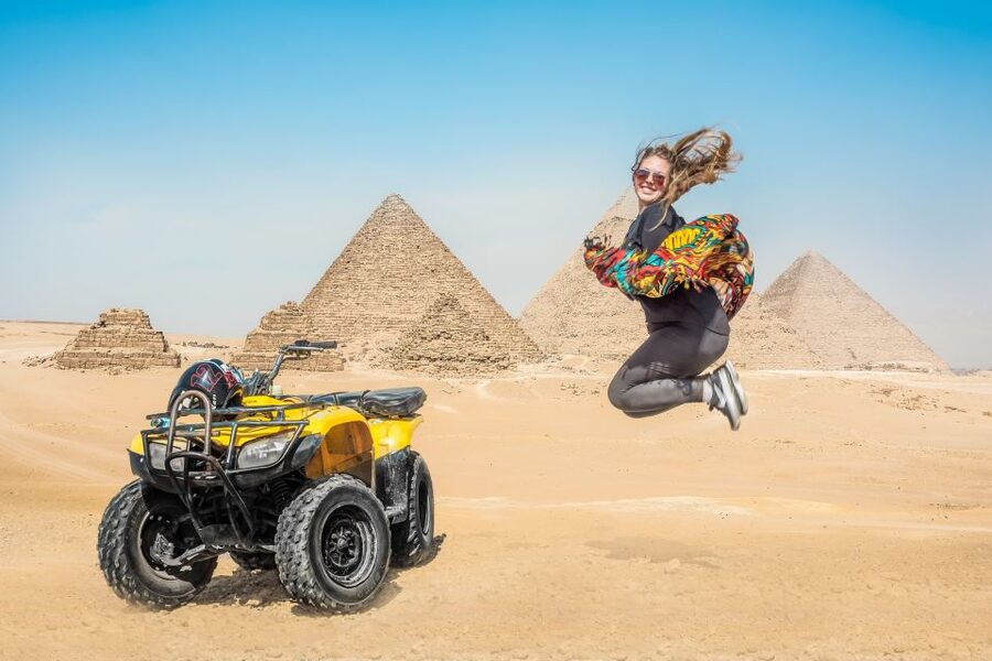 Cairo: Pyramids Quad Bike Adventure & Optional Camel Ride - One hour on a quad outside the pyramid zone