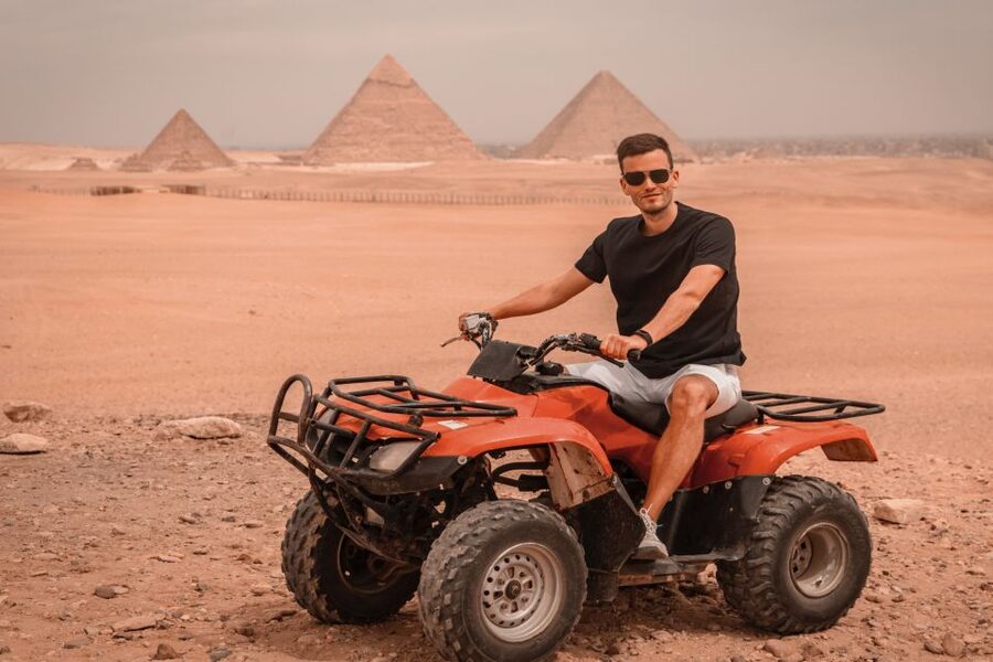 Cairo: Pyramids Quad Bike Adventure & Optional Camel Ride - Guides who make the day easier