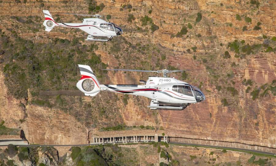 Cape Town: 2 Oceans Helicopter Flight with Boat Tour Ticket - Check-In, Safety Briefing, and Boarding