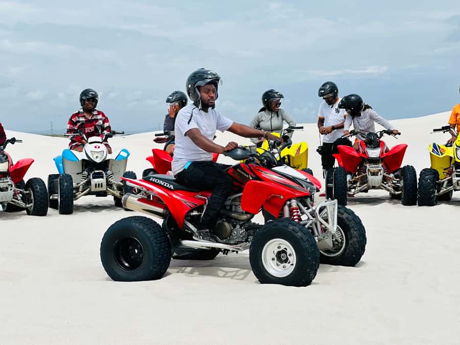 Cape Town: Atlantis Dunes Quad Bike and Photo Stop - Riding across the white sands of Atlantis