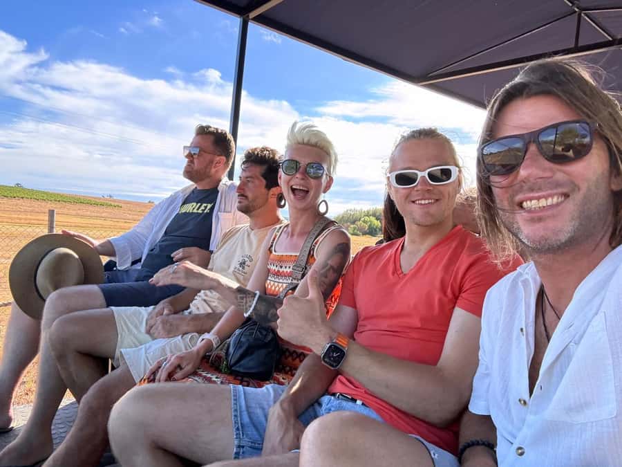 Cape Town: Stellenbosch Hop-On Hop-Off Tractor Transfer - The guides and the information on the ride