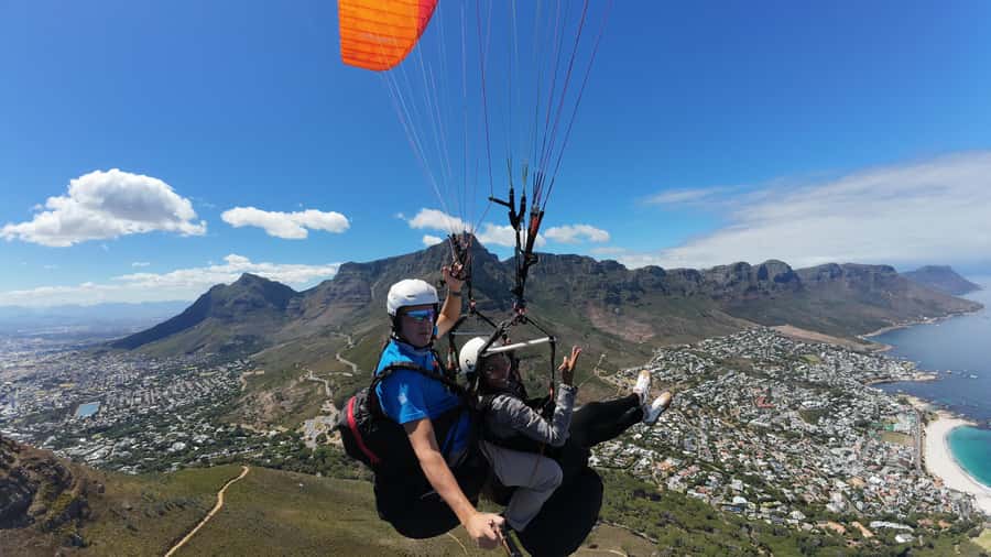 Cape Town: Tandem Paragliding with Instructor - The briefing and the short walk to takeoff