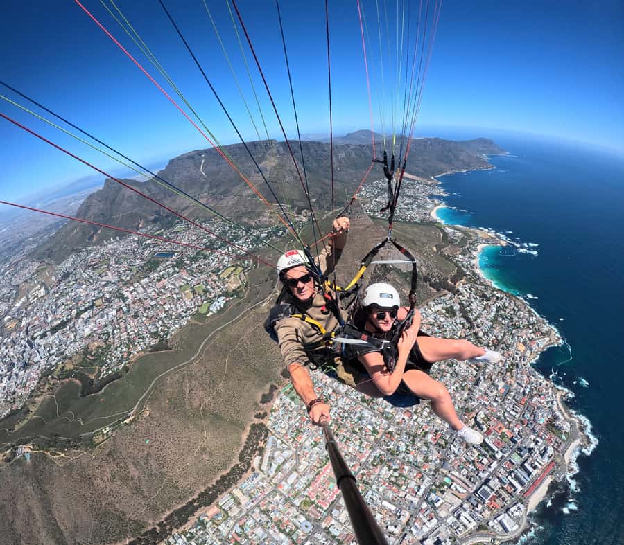 Cape Town: Tandem Paragliding with views of Table Mountain - Cape Town from a paraglider’s seat