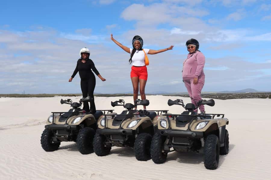 Cape Town: WILDX Atlantis Quad Dune Adventure and Photo Stop - White dunes and a surprisingly big ride