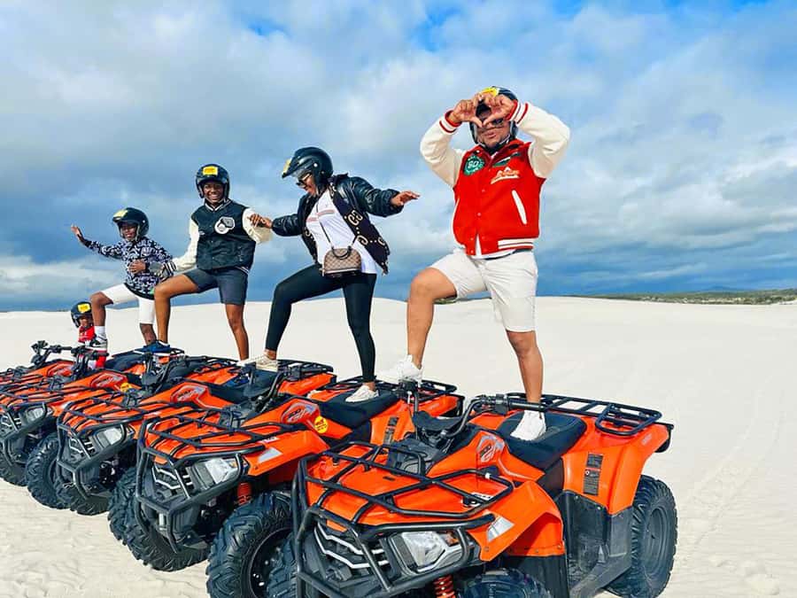 Cape Town: WILDX Atlantis Quad Dune Adventure and Photo Stop - Check-in at the bright yellow trailer
