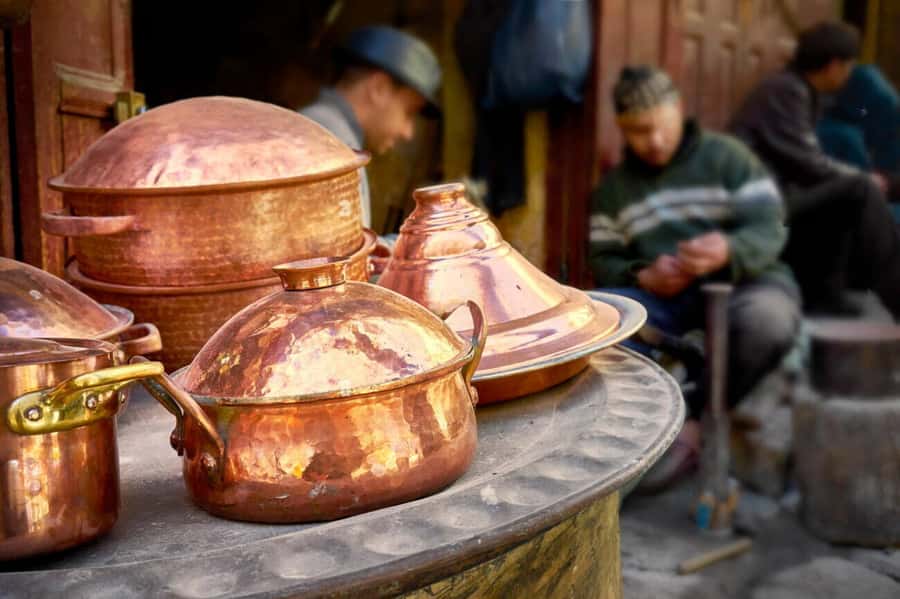 Casablanca to Fez: Scenic & Historical Day Trip with Lunch - The Nejjar fountain and Fez’s working crafts