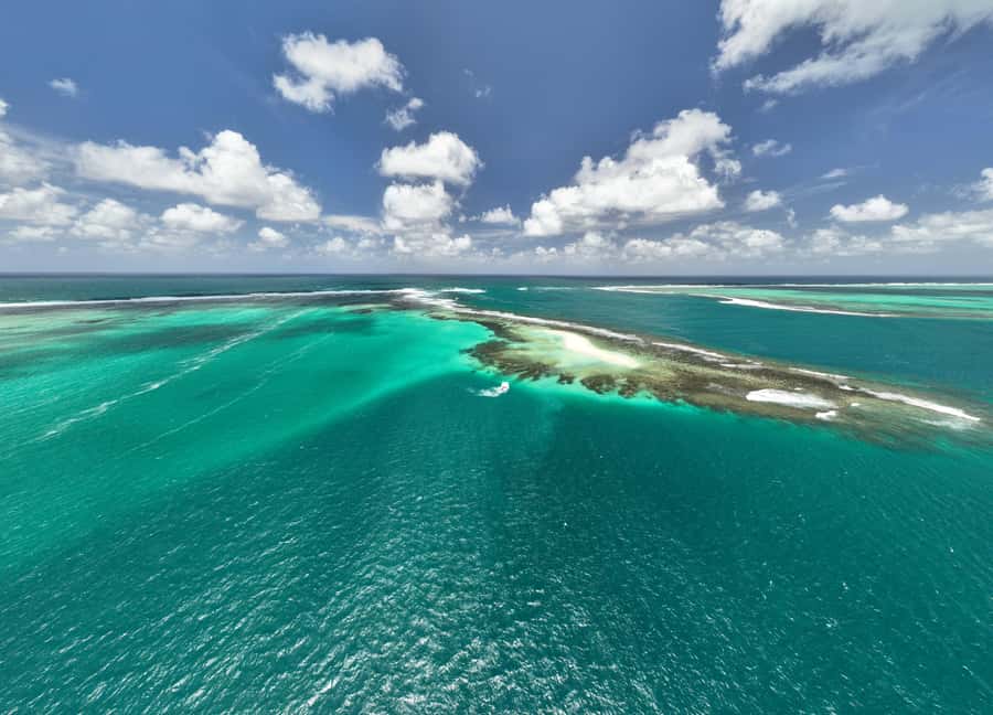 Catamaran Mauritius: South East 5 Islands Catamaran Cruises - Ile aux Cerfs, swimming, and the main lagoon day