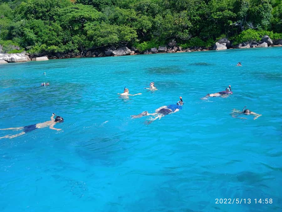 Curieuse Guided Tour, St Pierre, BBQ & 2 Snorkel Stops - The rum cocktail and ride back to Praslin