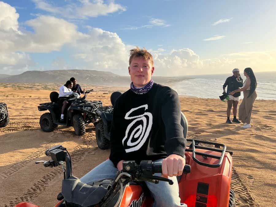 Desert & Beach Quad Adventure With Camel Ride - A calm camel ride after the faster action