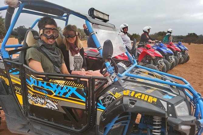 Dune Buggy's - At the buggy base: helmets, instructions, and convoy rules