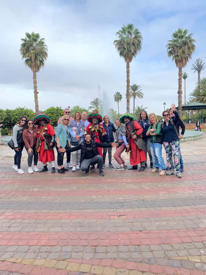 Dutch Bike Tour in Marrakech with Local Guide - Place des Ferblantiers and the southern medina