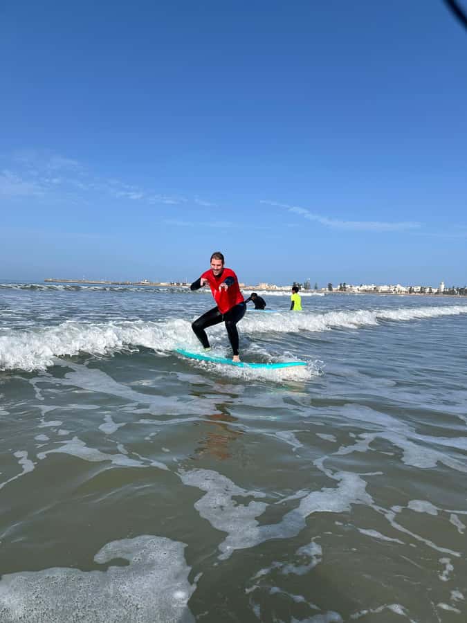 Essaouira: Surf Lessons - The first 20 minutes: warm-up, safety, and board skills