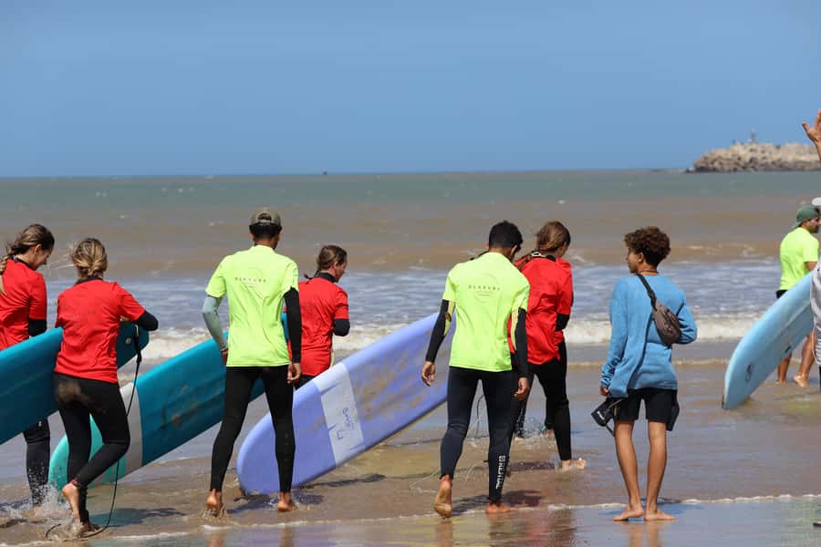 Essaouira: Surf Lessons - The main lesson: practicing in Essaouira Bay