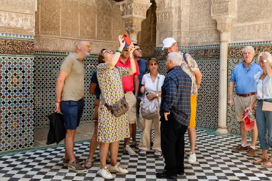 Fes: Attarine Madrasa, Museum, Tannery, Souk and Medina Tour - Attarine Madrasa and the best display of Marinid design