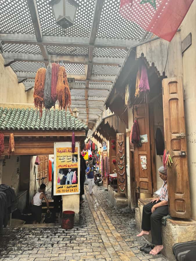 Fes: Museum, Al Attarine Madrasa & Tannery and Medina Tour - Artisan shops are useful, but they change the tone