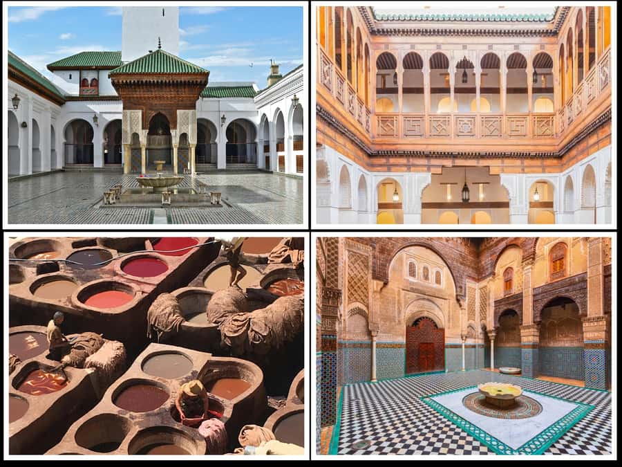 Fes: Royal Palace, Madrasa, Tannery & Souks and Medina Tour - Bou Inania and Al Attarine: two different madrasa visits