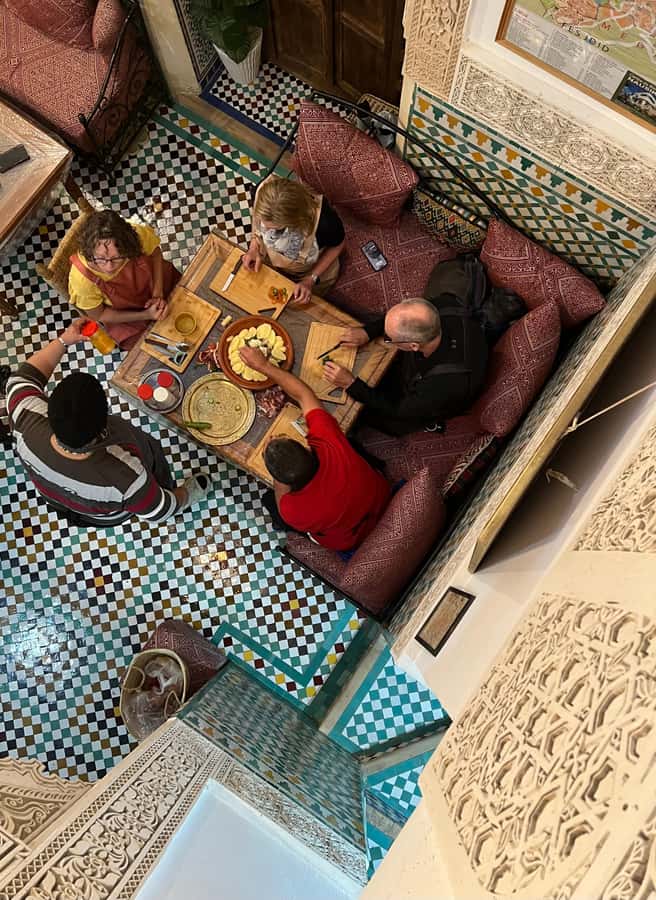 Fez: Souk Tour and Traditional Home Cooking Class - Starting with Mint Tea at Dar Sunrise